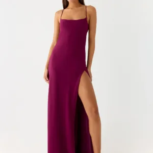 Alouette Maxi Dress - Plum