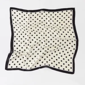 Dotty Dreams Scarf - White Polka Dot