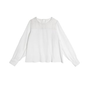 Patchwork Pleated Shirt - 25WDT272T