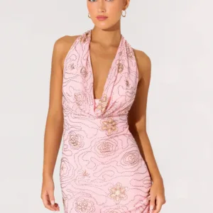 Mini Dress for the Busy Woman - Dusty Pink