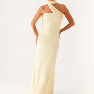 Songbird Long Dress - Yellow