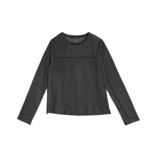 Mesh-trimmed Top - 26SDT041T
