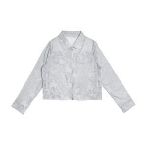 Semi-Sheer Flocked Jacket - 26SRJ018D