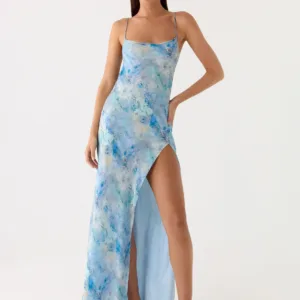 Alouette Maxi Dress - Seafoam Paisley