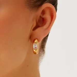 Earrings for a beach walk - gold