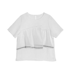 Ruffle Logo Top - 26SDT054T