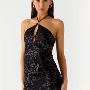 The top of the Moodlight lamp is black.