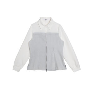 Faux Two-piece Patchwork Shirt - 25WDT322C