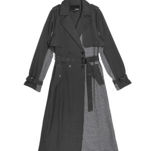 Patchwork Trench Coat - 25WDJ311C