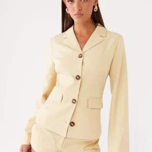 Mercury Fitted Jacket - Butter