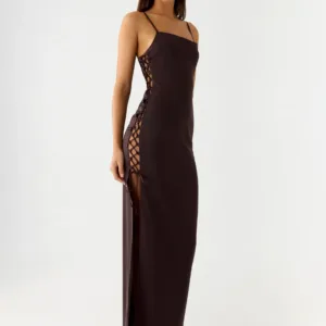 Hartwell Maxi Dress - Chocolate