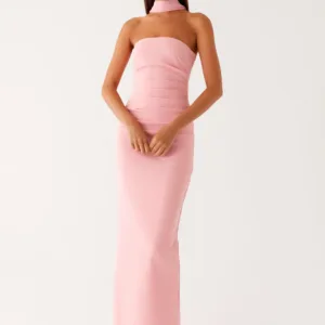 Libra Maxi Dress - Pink