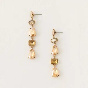 Soleil Shade Earrings - Beige
