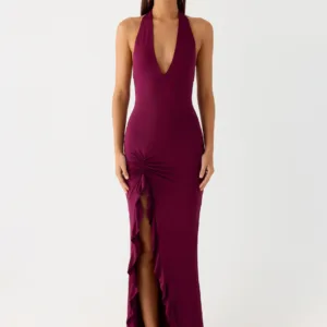 Charmed By You Maxi Dress - Plum