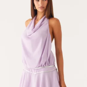 Sequin Mini Dress "Time Will Tell" - Lavender