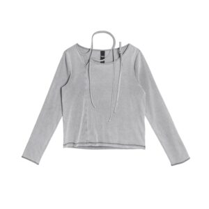 Washed Tie detail Top - 26SRT083A