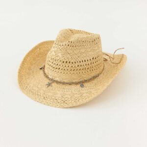 Cowboy Hat for Late Night Out - Natural Color