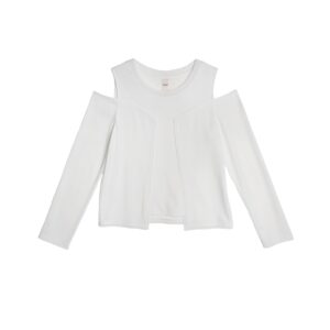 Cut-out shoulder top - 26SRT013A
