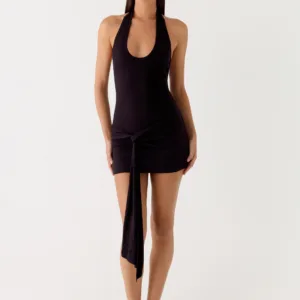 Vedetta Mini Dress - Black