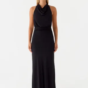 Crazy Over Me Maxi Dress - Black