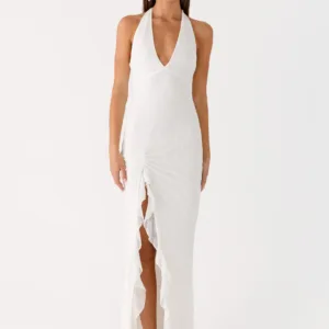 Charmed By You Maxi Dress - White