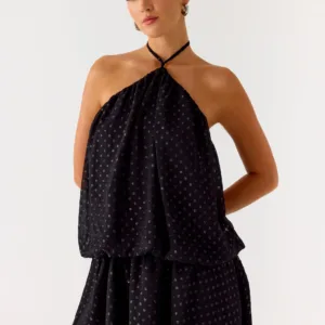 Bet You Wanna Mini Dress - Black