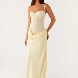 Romy's Long Dress - Yellow