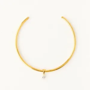 Necklace "Afterglow" - gold.
