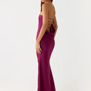 Endless Nights Maxi Dress - Plum