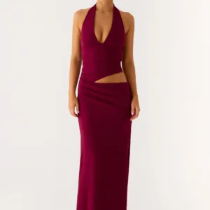 Almost Love Maxi Dress - Plum