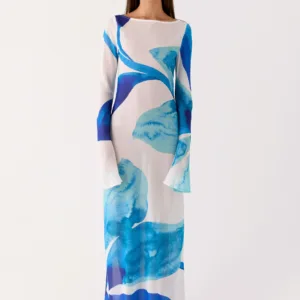 Lorde Cerulean Bloom Maxi Dress