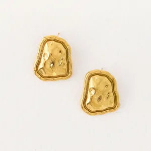 Earrings "Gravity" - gold