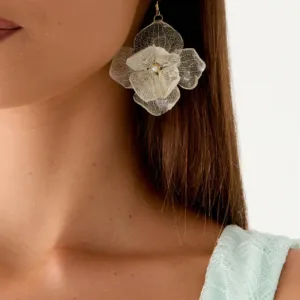 Onda Rosa Earrings - Ivory