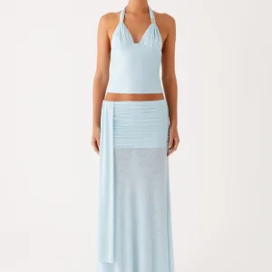 Blaze Long Skirt - Blue