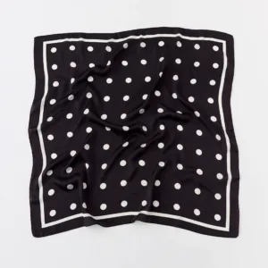 Dotty Dreams Scarf - Black Polka Dot