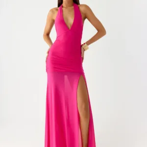 Island Muse Dress - Fuchsia