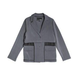 2 In 1 Patchwork Jacket - 26SDJ045C