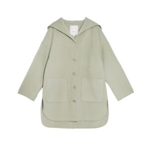 Hooded double wool coat - 25WRJ238G