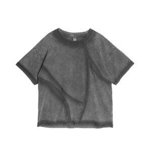 Washing T-shirt with Spray-paint effect - 26SRT097Q