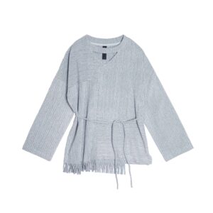Oversized fringe top - 26SRT003A