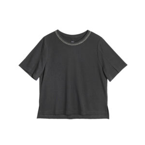 Embroidered Collar Detail Top - 26SRT027A